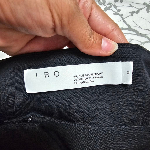 IRO Black High Waist Paperbag Shorts US 6 - Picture 6 of 7